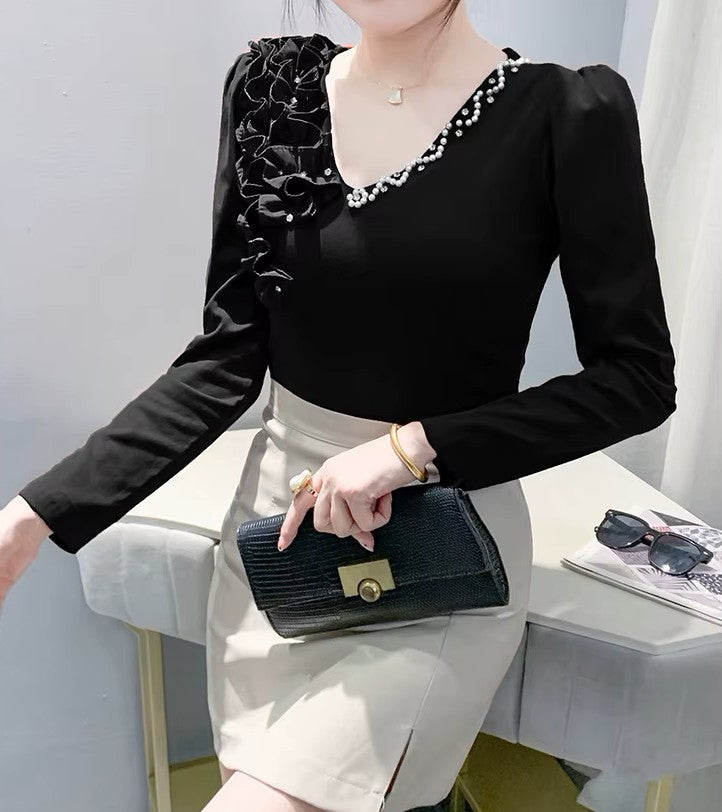 Maglia elegante con dettagli eleganti da donna