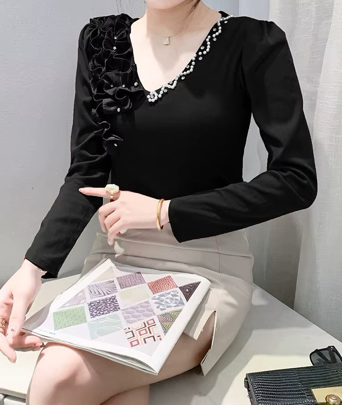 Maglia elegante con dettagli eleganti da donna